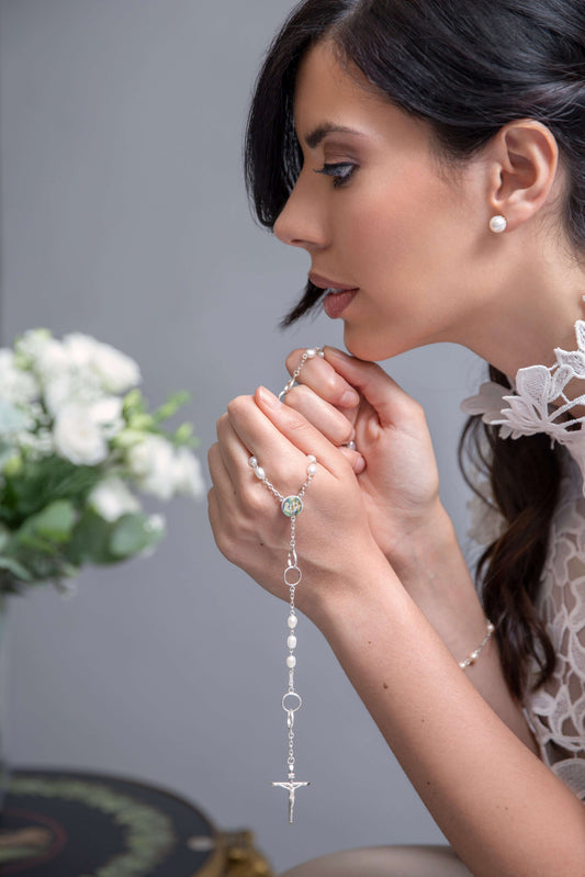 MARRIAGE - PERLA WEDDING ROSARIO - ARGENTO