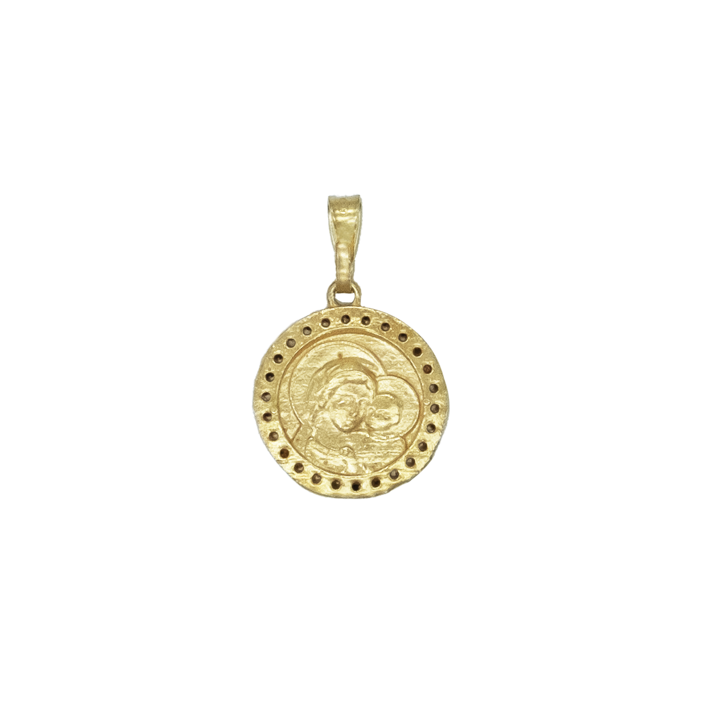 POPE LEO XIV - MEDAGLIA - GOLDEN ARGENTO E ZIRCONIA