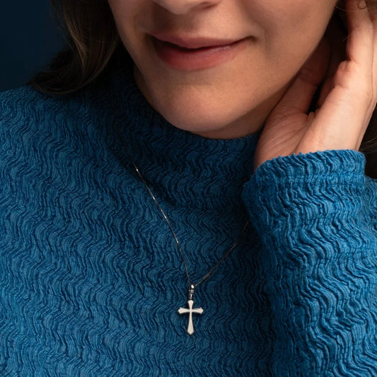 PENDENTE CROCE - ARGENTO
