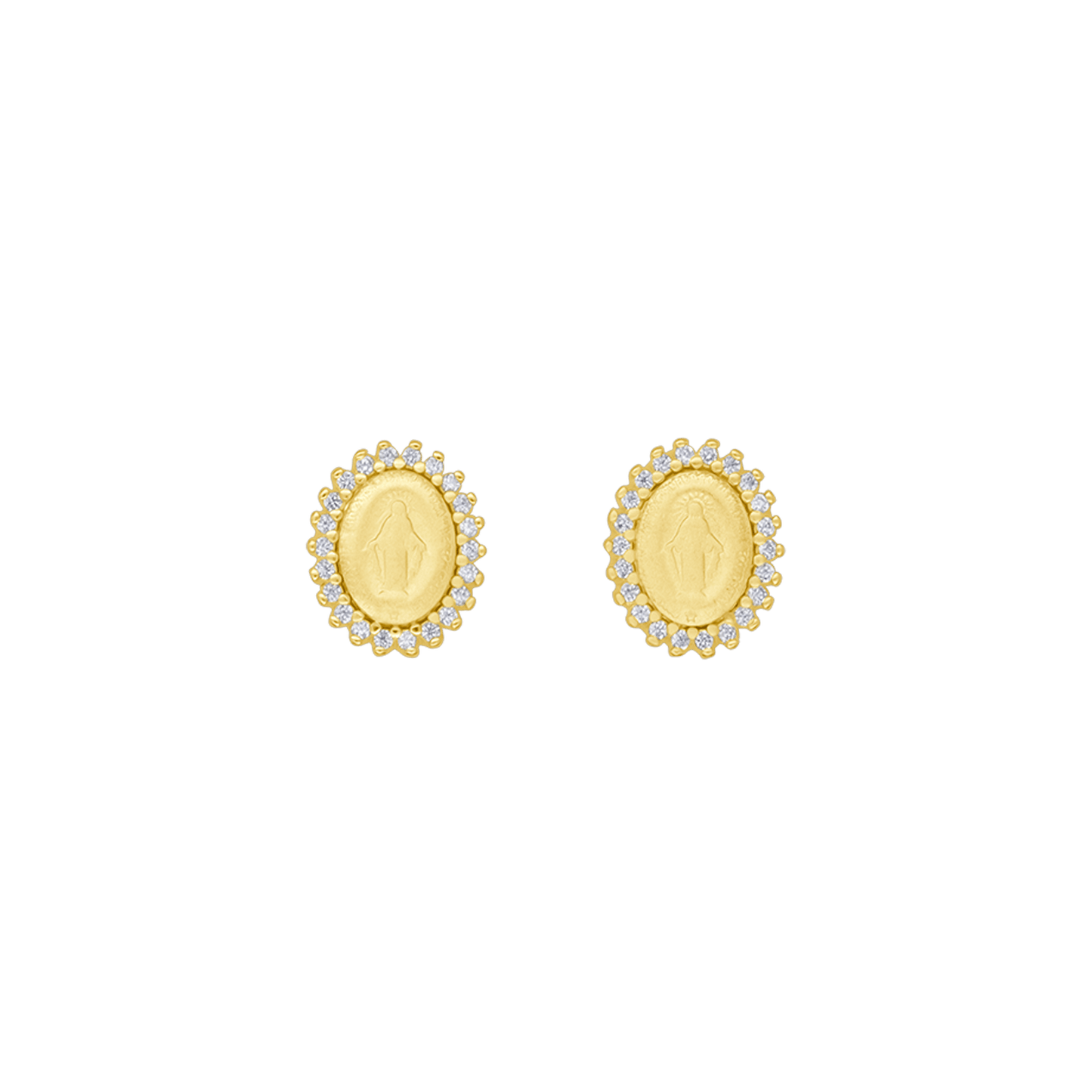 MIRACULOUS MEDAGLIA - ORECCHINI - GOLDEN ARGENTO