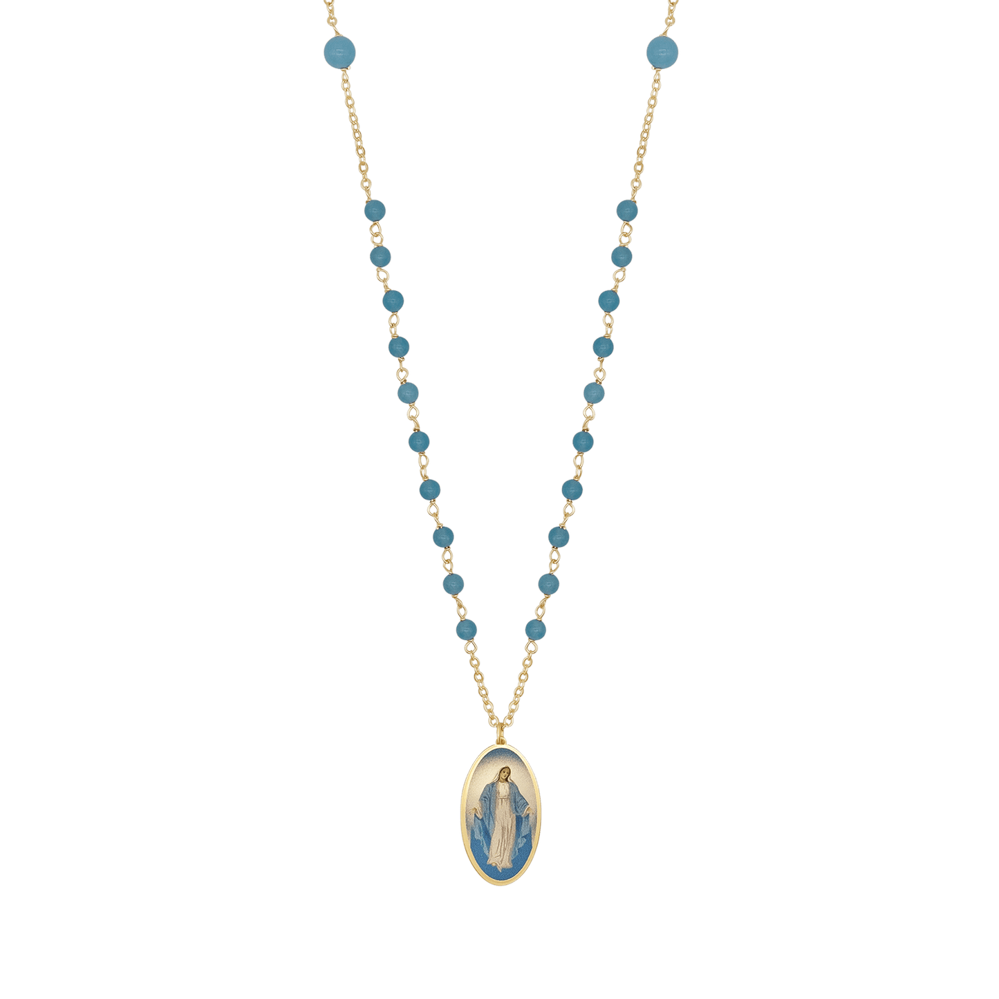 MIRACULOUS MEDAGLIA - BEADED COLLANA