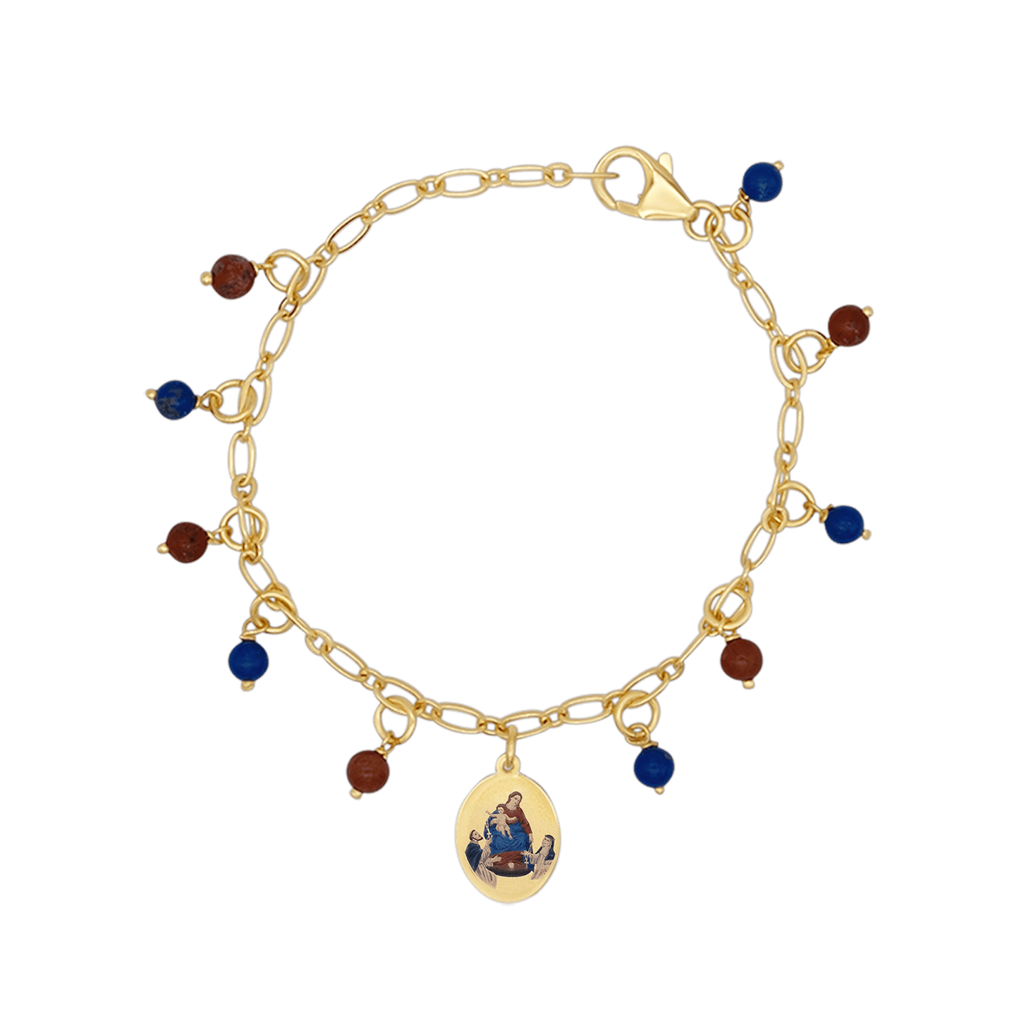 OUR LADY OF POMPEII - BEADED BRACCIALETTO
