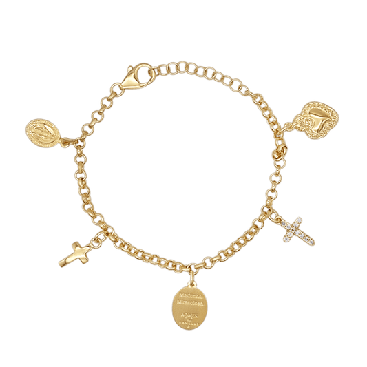 MIRACULOUS MEDAGLIA - CHARMS BRACCIALETTO