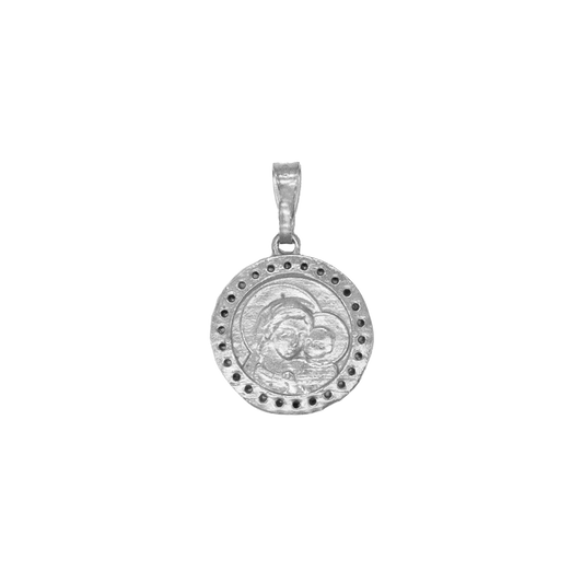POPE LEO XIV - MEDAGLIA - ARGENTO E ZIRCONIA