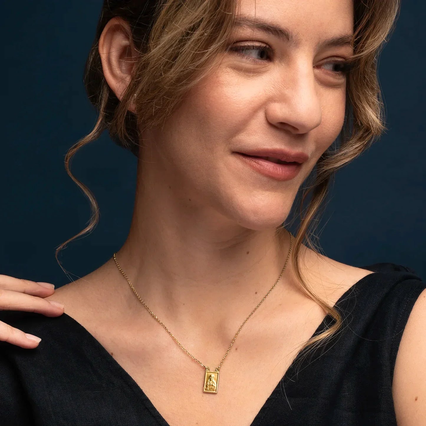 SCAPULAR COLLANA - GOLDEN ARGENTO