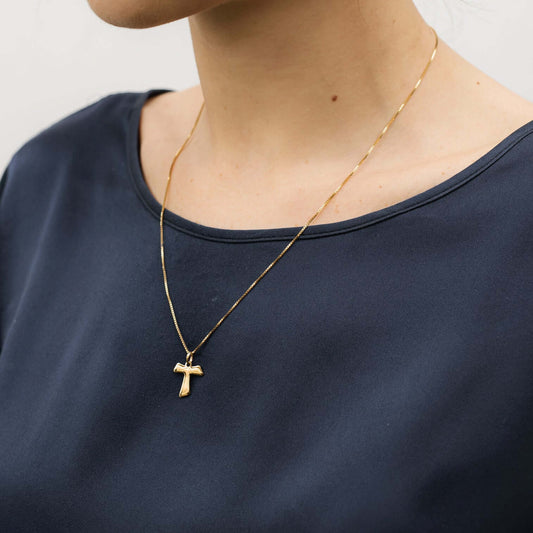 TAU - PENDENTE CROCE - ORO