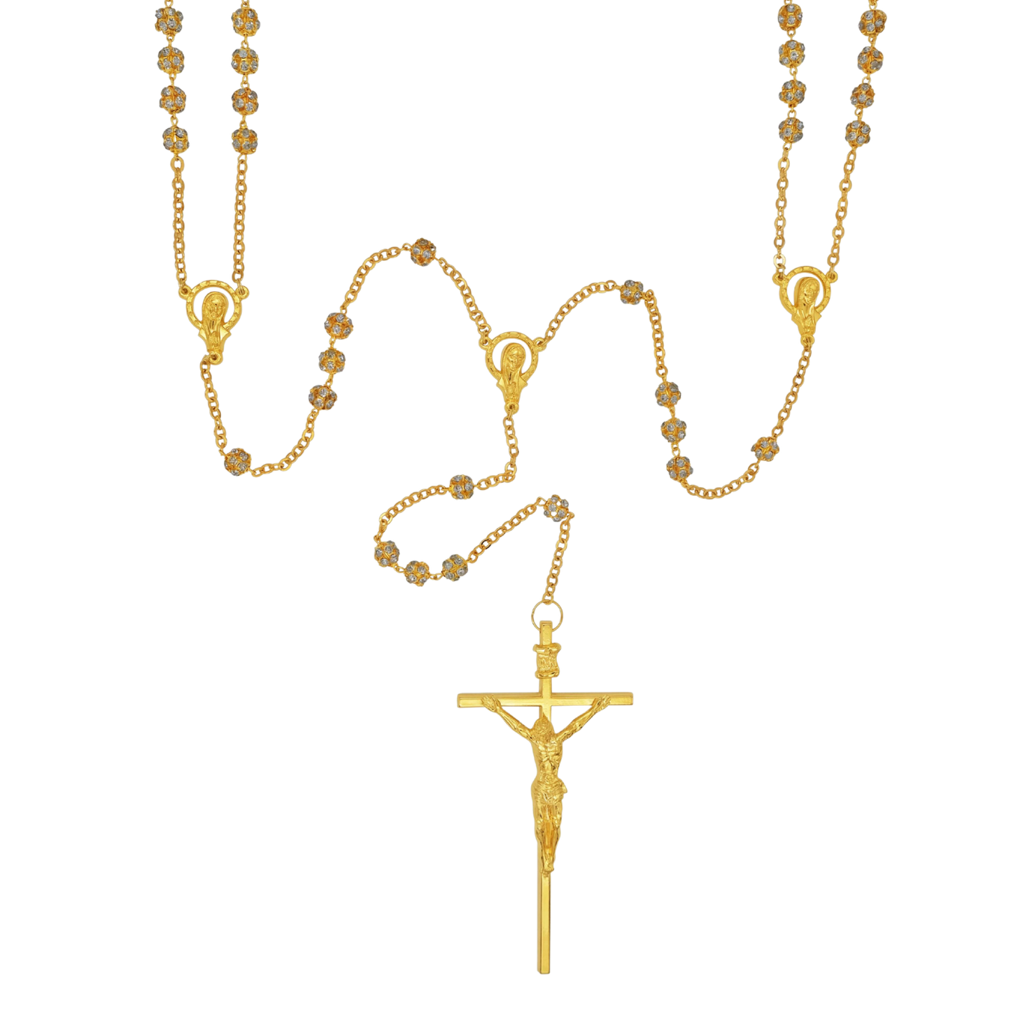WEDDING LASSO ROSARIO - GOLDEN METAL