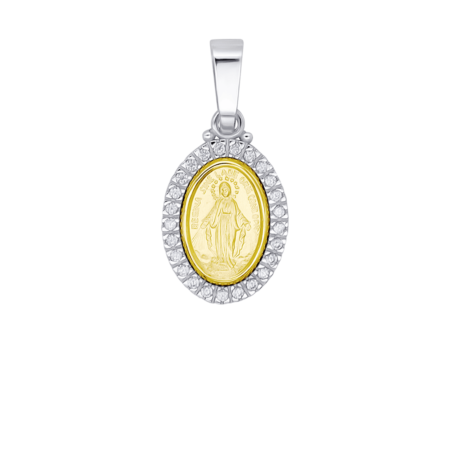 MIRACULOUS MEDAGLIA - ZIRCONIA MEDAGLIA - BICOLOR ORO