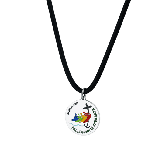 JUBILEE 2025 - MEDAGLIA COLLANA - RUBBER E STEEL