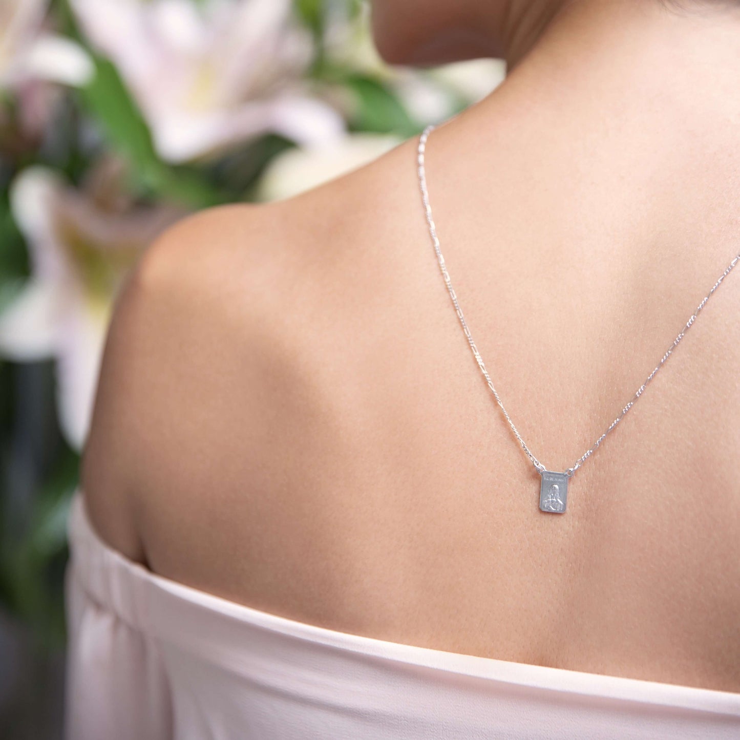 SCAPULAR COLLANA - ARGENTO