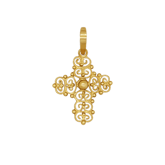 MADREVITATO PENDENTE CROCE - ORO