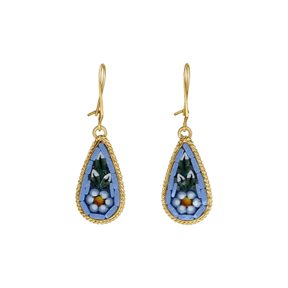 ORECCHINI - MICROMOSAIC GIOIELLI - GOLDEN METAL
