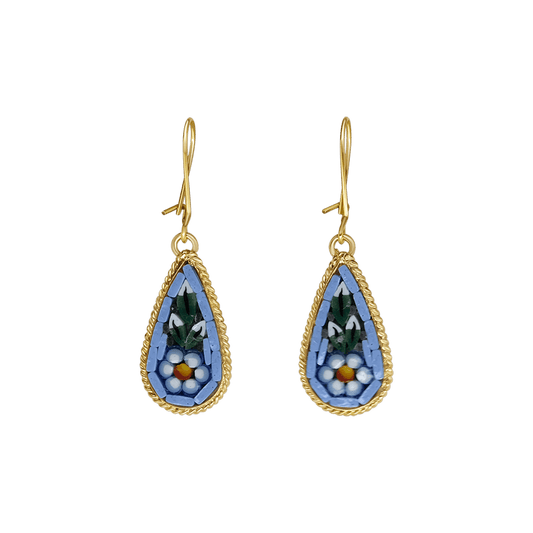 ORECCHINI - MICROMOSAIC GIOIELLI - GOLDEN METAL