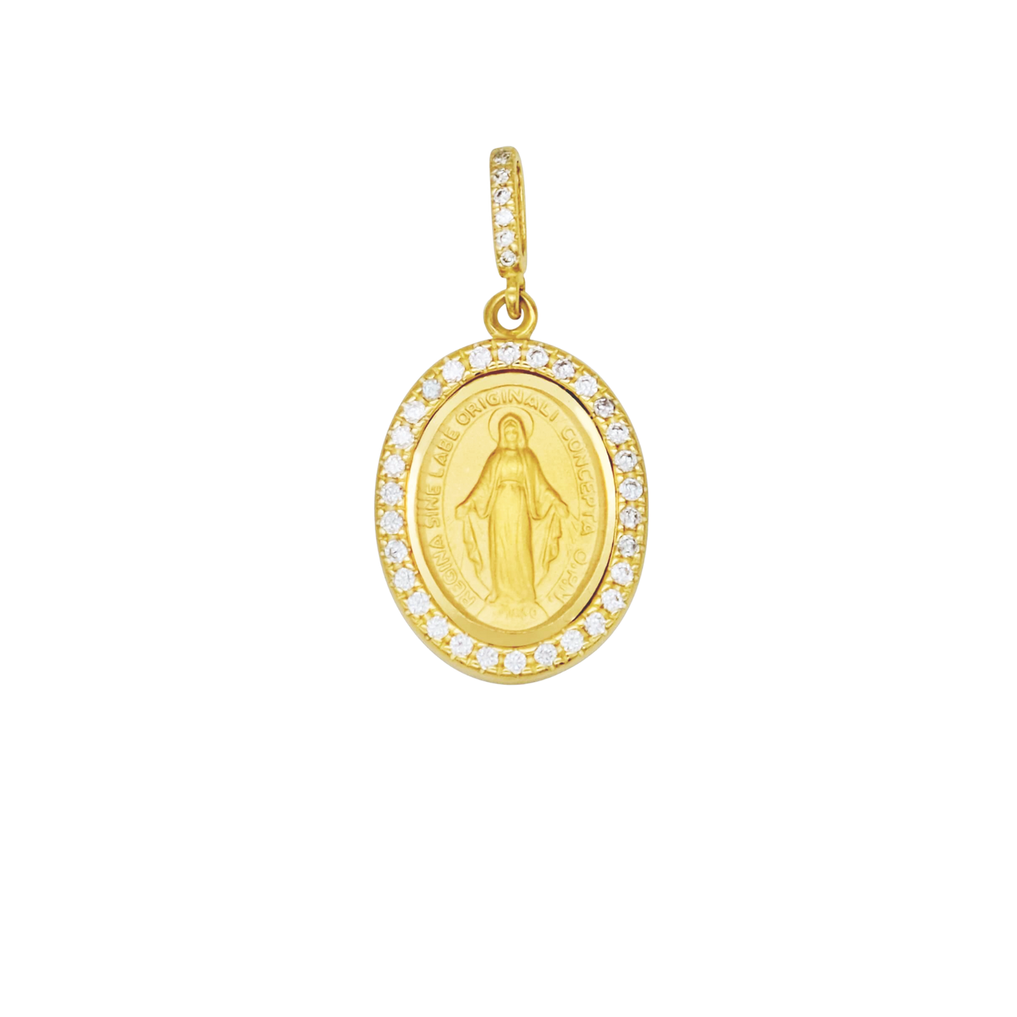 MIRACULOUS MEDAGLIA - ZIRCONIA E ORO