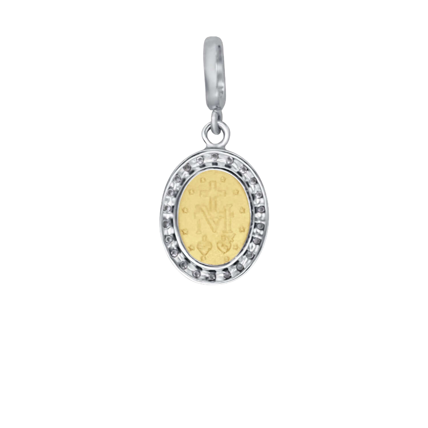 MIRACULOUS MEDAGLIA - ZIRCONIA MEDAGLIA - BICOLOR ORO