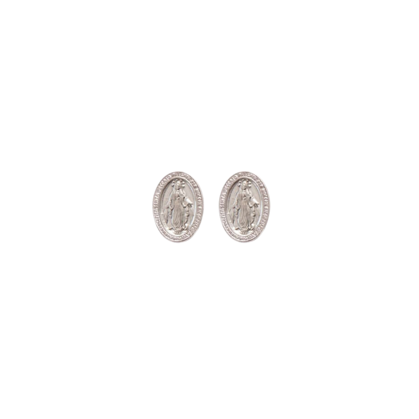 MIRACULOUS MEDAGLIA - STUD ORECCHINI - ARGENTO