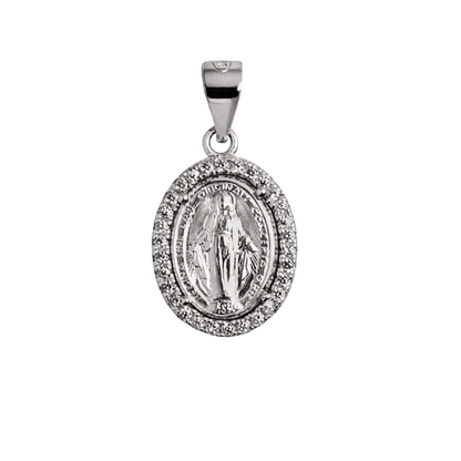 MIRACULOUS - ZIRCONIA MEDAGLIA - BIANCO ORO