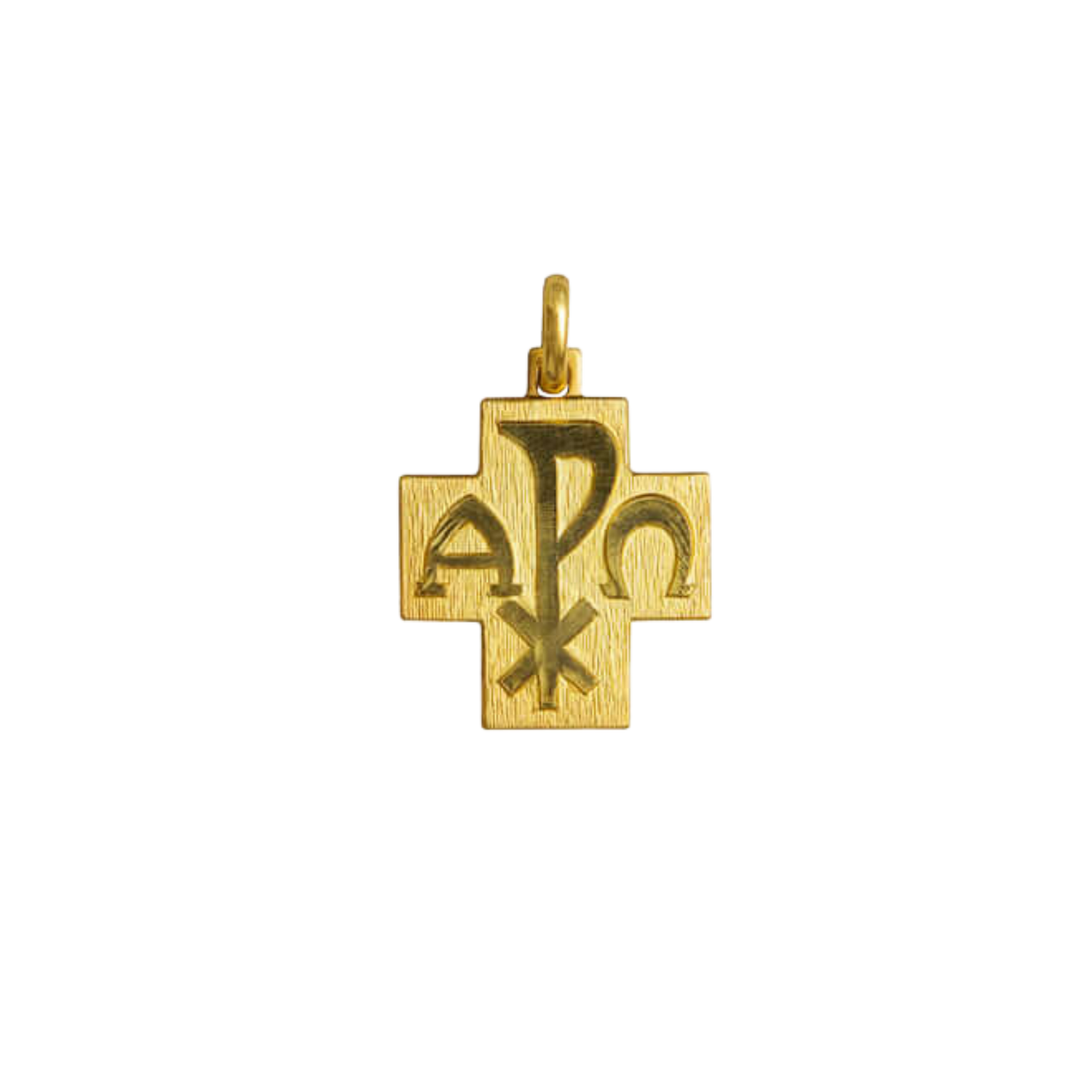 PEACE - PENDENTE CROCE - VERMEIL ARGENTO