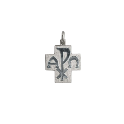 PEACE - PENDENTE CROCE - ARGENTO