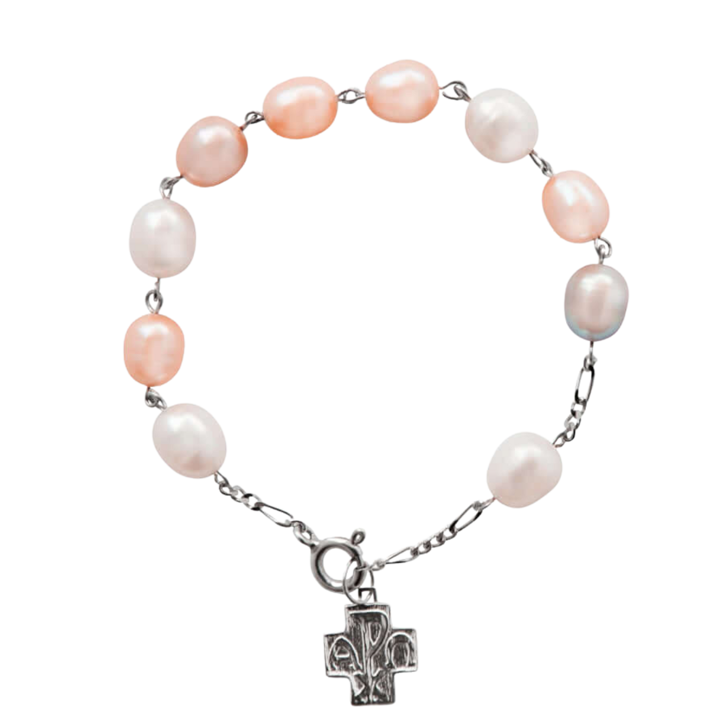 PERLA BEADS BRACCIALETTO ROSARIO - ARGENTO