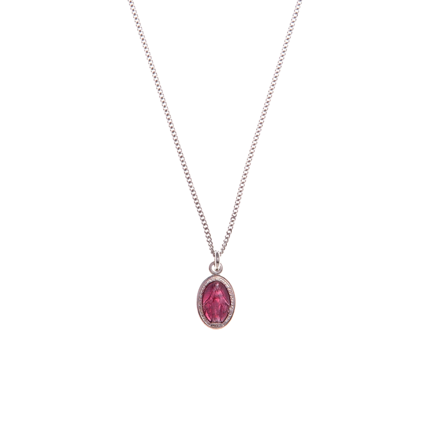 PINK SANTA MARIA CHARM COLLANA - ARGENTO