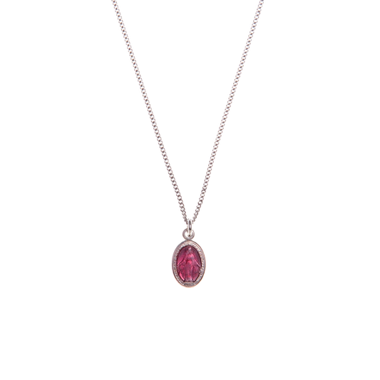 PINK SANTA MARIA CHARM COLLANA - ARGENTO