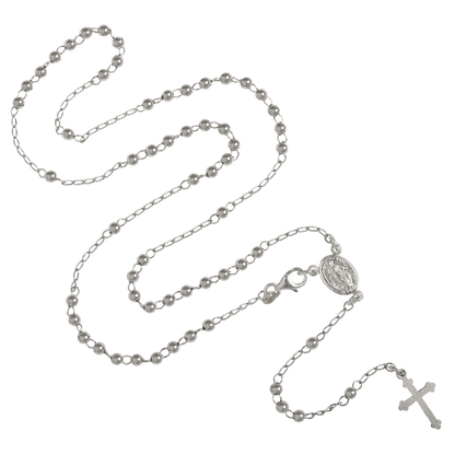 COLLANA ROSARIO - ARGENTO