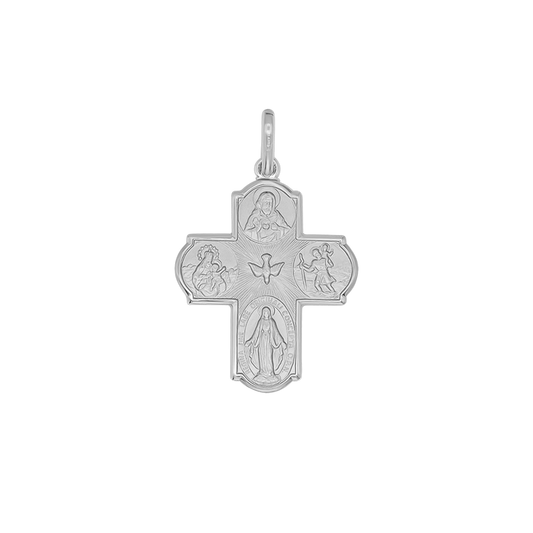 SCAPULAR - PENDENTE CROCE - METAL