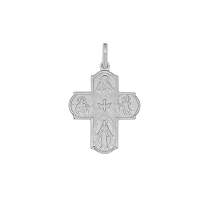 SCAPULAR - PENDENTE CROCE - ARGENTO
