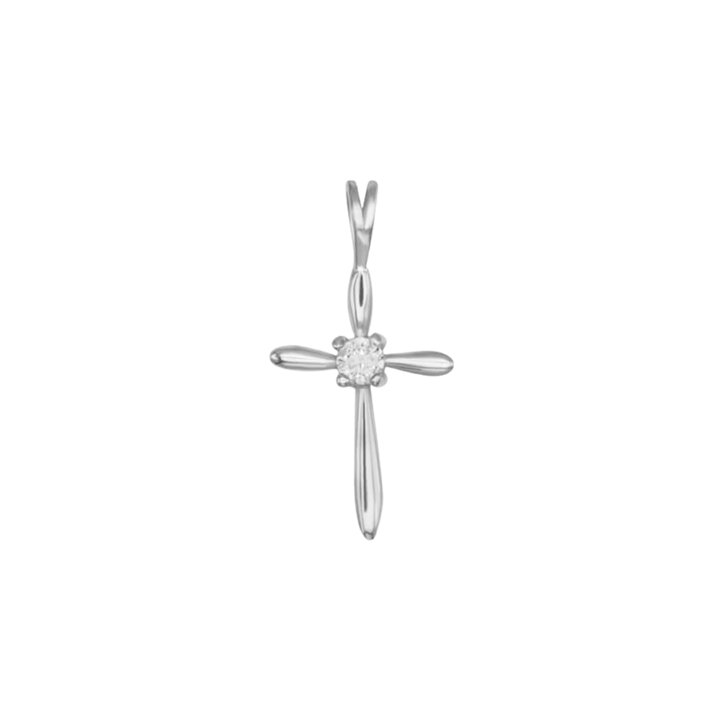 PENDENTE CROCE - ARGENTO