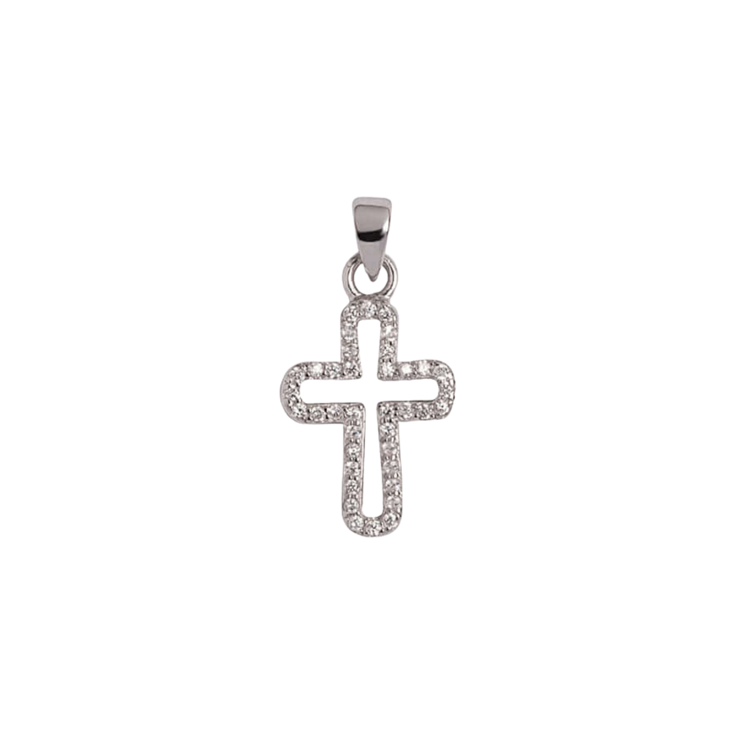 PENDENTE CROCE - ARGENTO