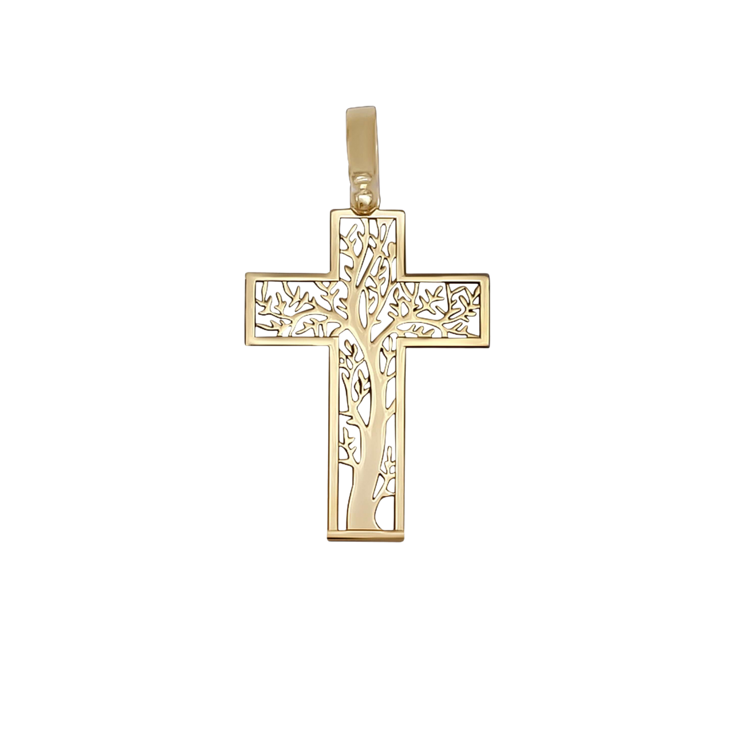 TREE OF LIFE PENDENTE CROCE - VERMEIL ARGENTO