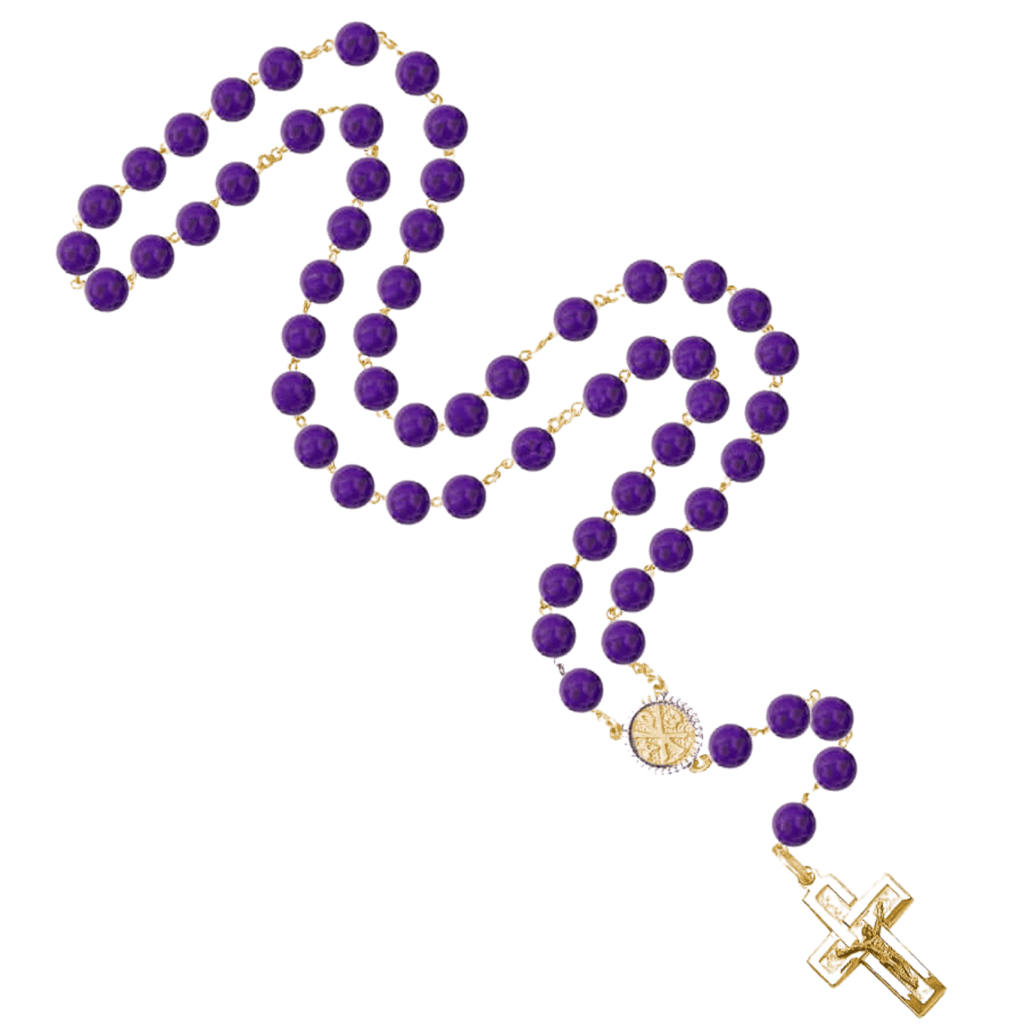 AMETHYST BEADS - ROSARIO - VERMEIL ARGENTO