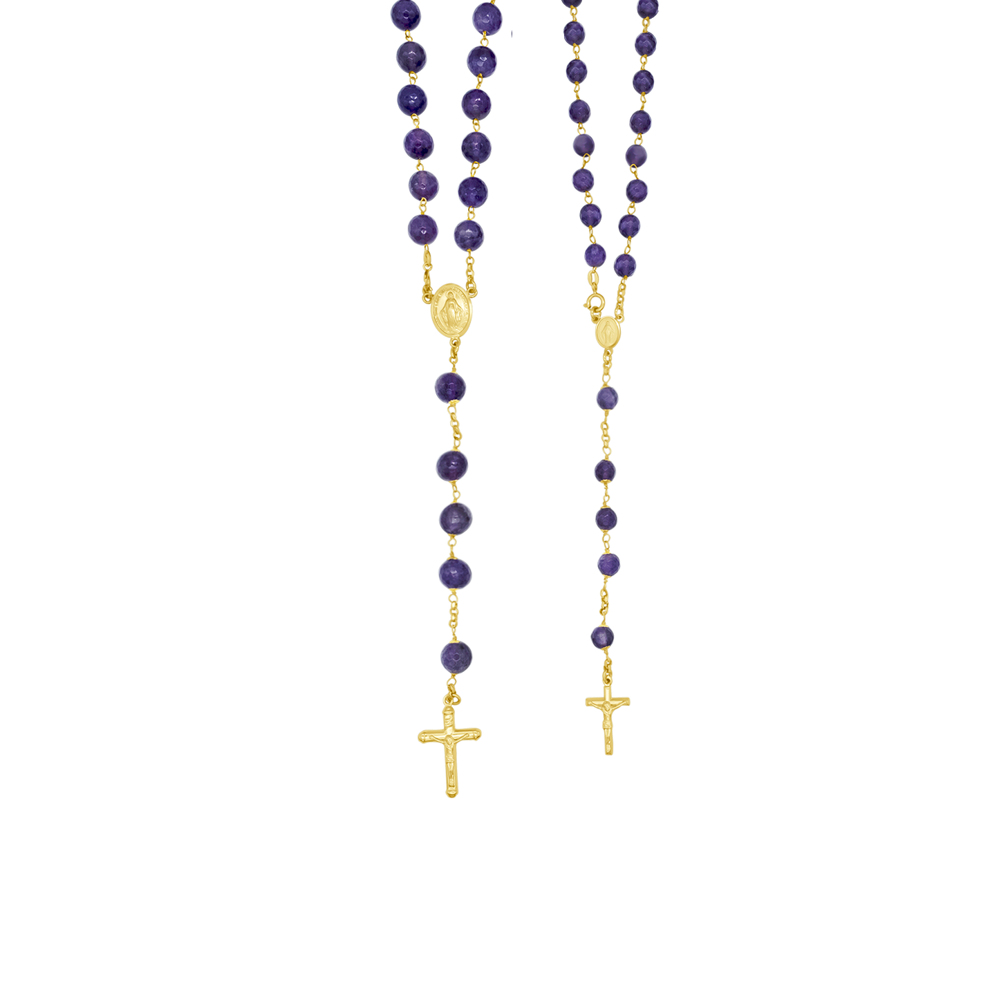 AMETHYST GRANI DEL ROSARIO - ORO