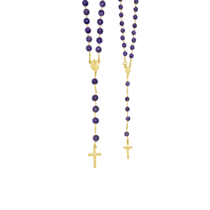 AMETHYST GRANI DEL ROSARIO - ORO