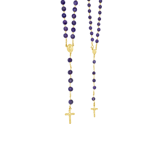 AMETHYST GRANI DEL ROSARIO - ORO