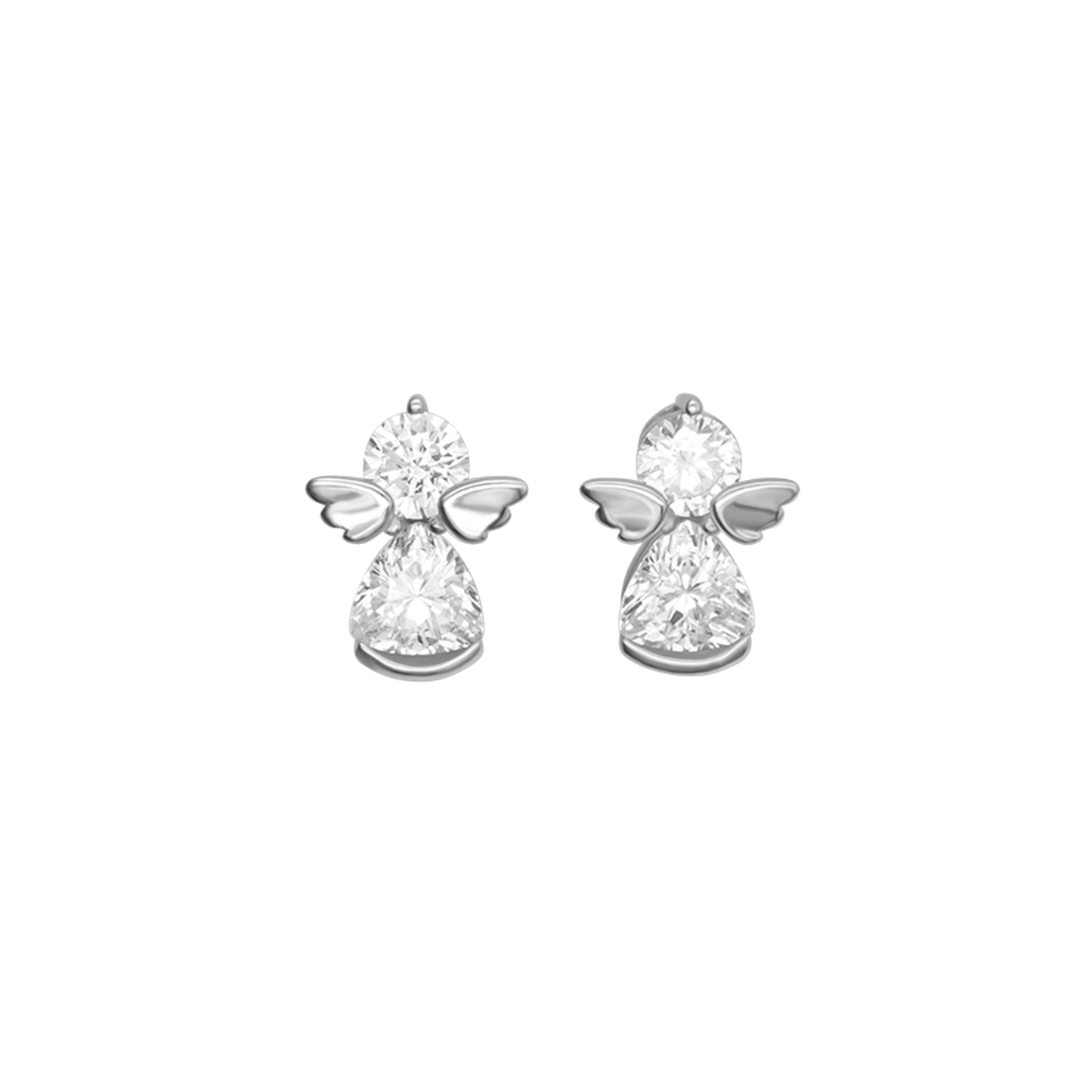 ANGELS ORECCHINI - ARGENTO E ZIRCONIA