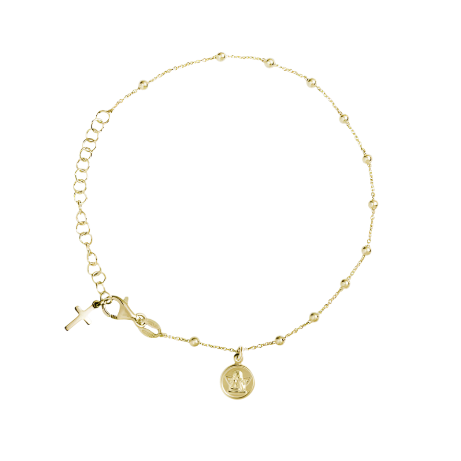 BABY BRACCIALETTO ROSARIO - VERMEIL ARGENTO