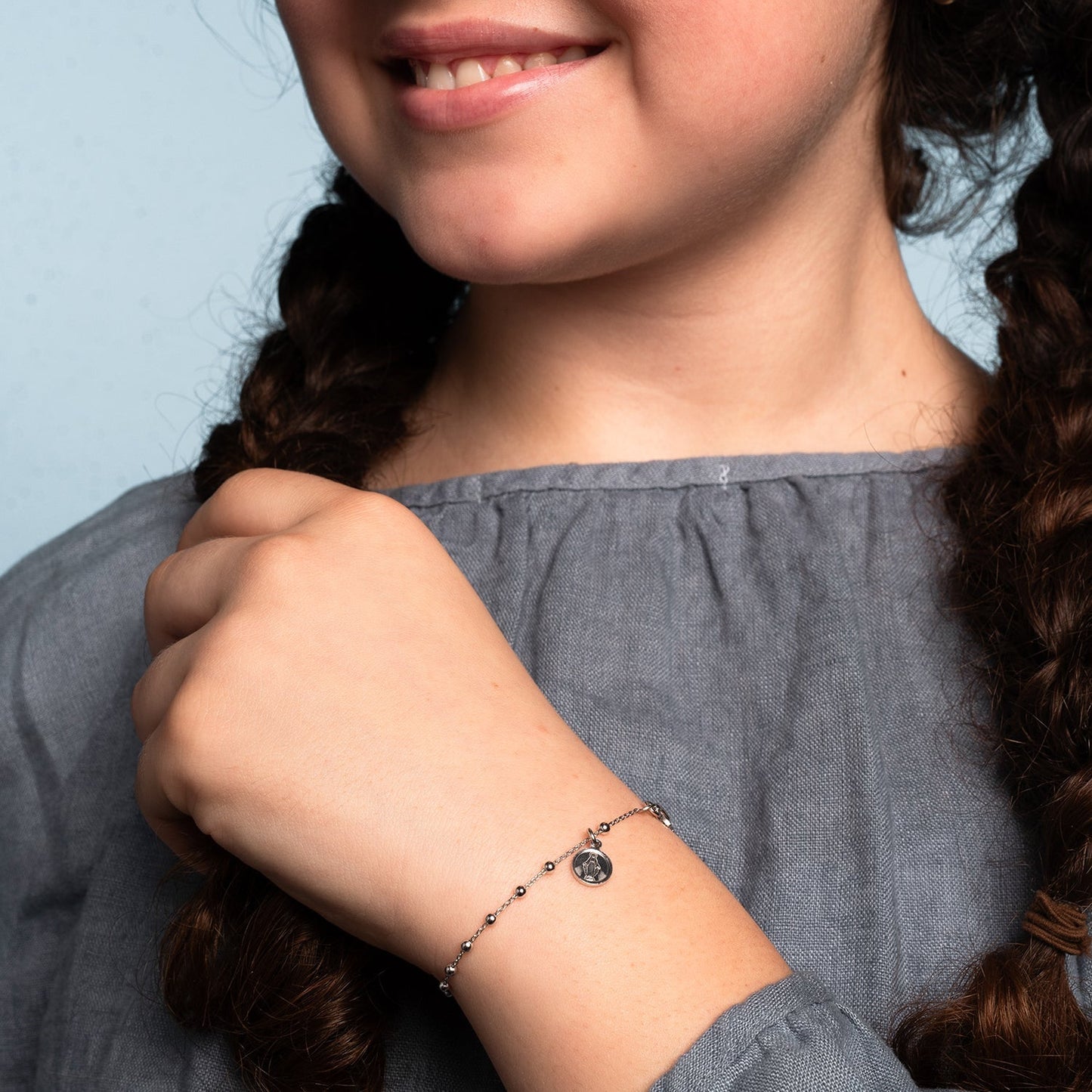 BABY BRACCIALETTO ROSARIO - ARGENTO