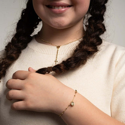 BABY COLLANA ROSARIO - VERMEIL ARGENTO