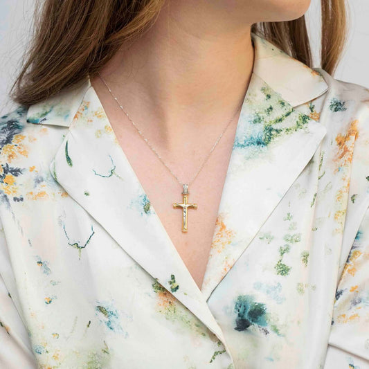 DIAMOND CROCIFISSO - COLLANA - ORO