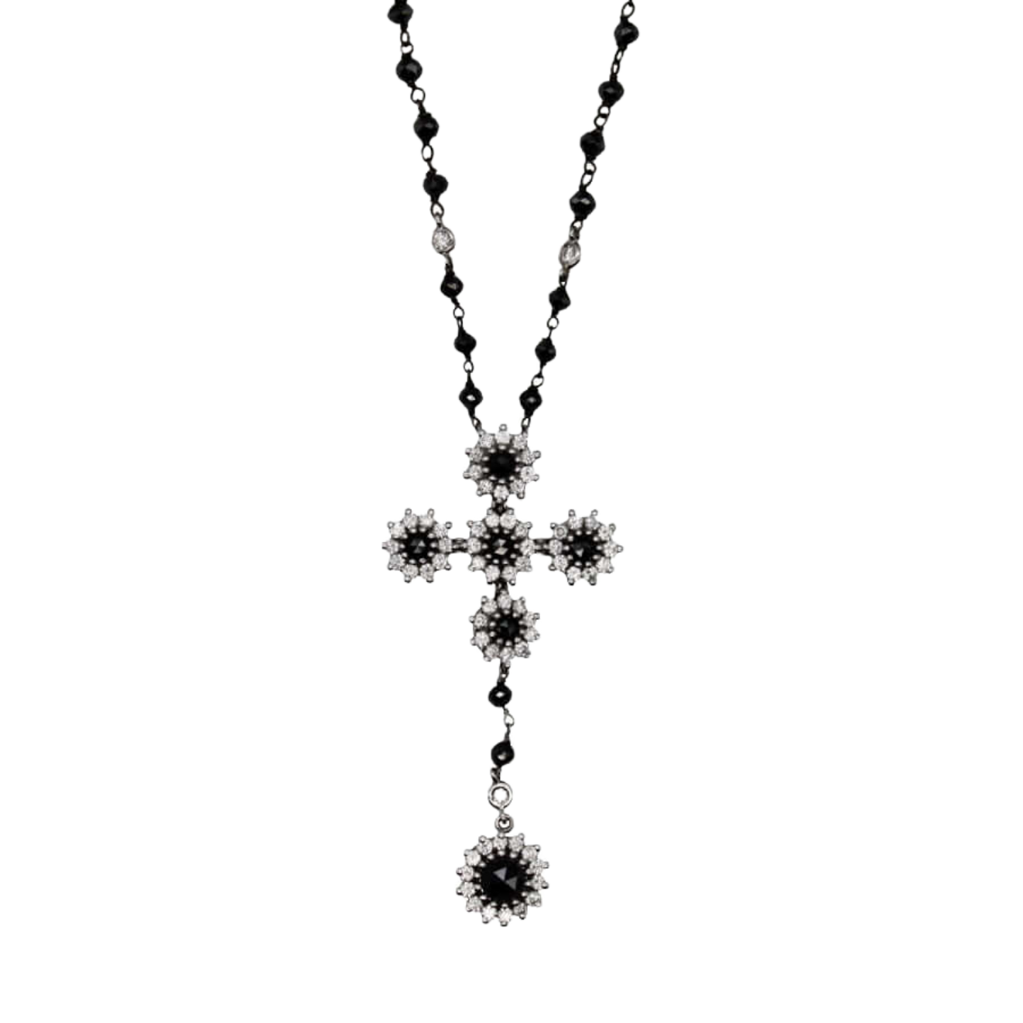 BIANCO E NERO DIAMONDS COLLANA - ORO