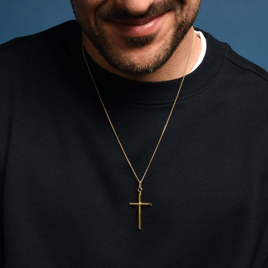 CLASSIC PENDENTE CROCE - VERMEIL ARGENTO