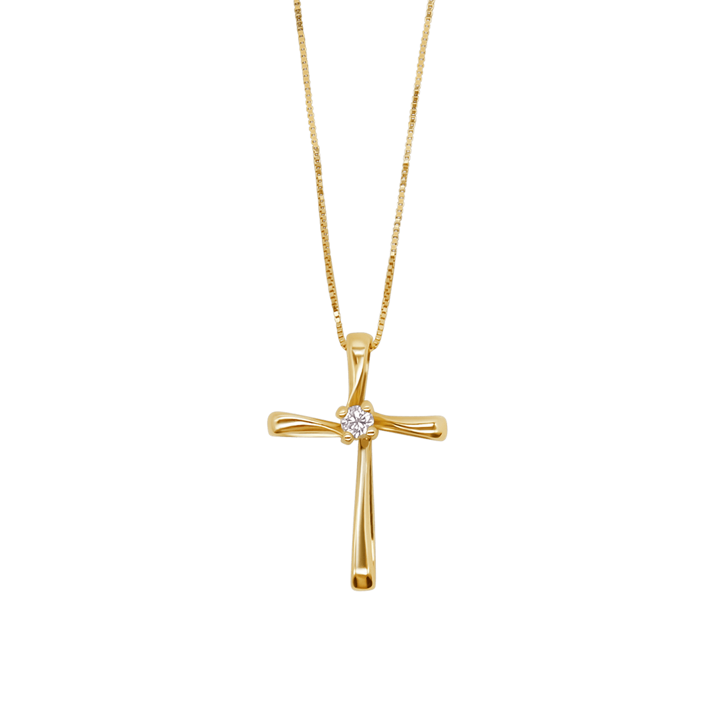 CROCE DIAMOND COLLANA - ORO