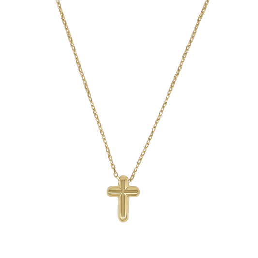 COLLANA CROCE - GOLDEN ARGENTO