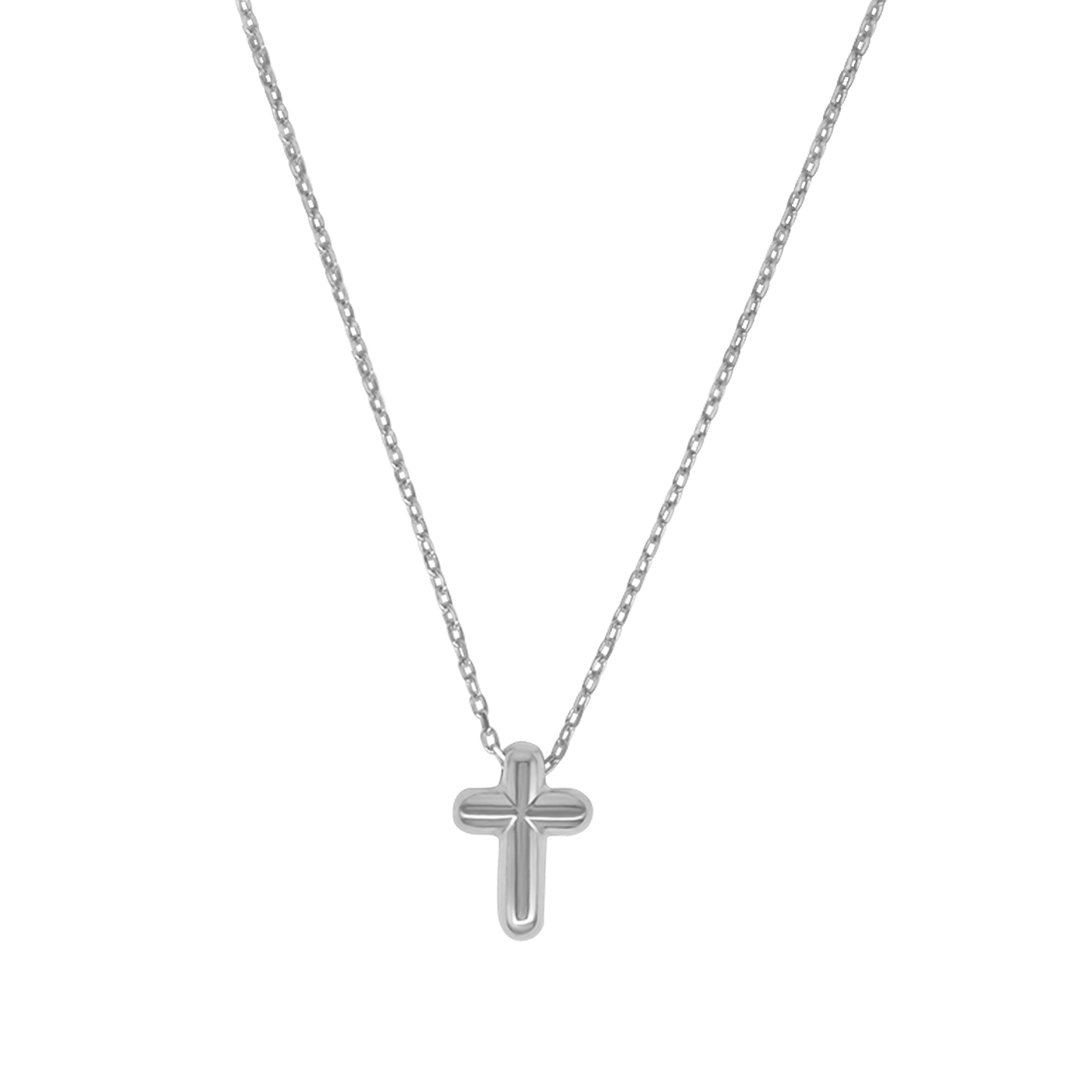 COLLANA CROCE - ARGENTO