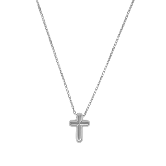 COLLANA CROCE - ARGENTO