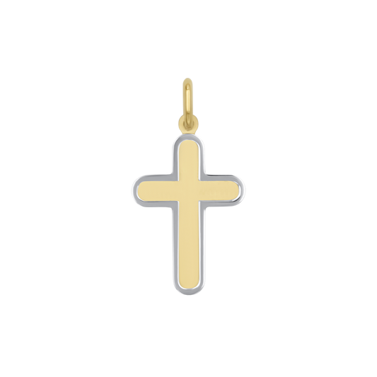 PENDENTE CROCE - GOLDEN ARGENTO