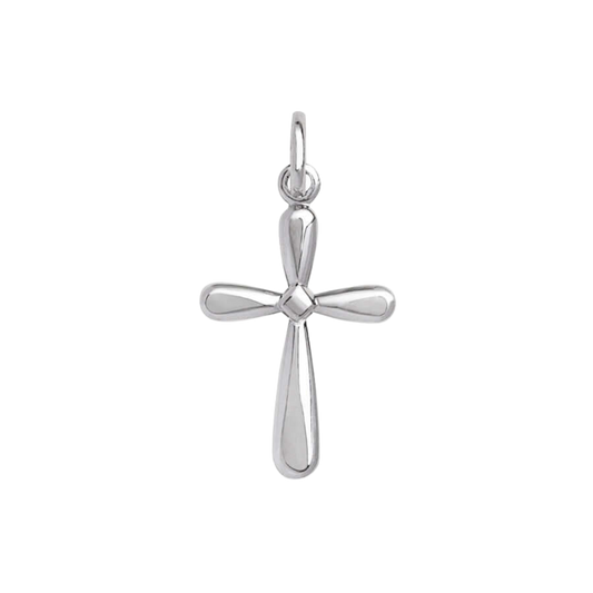PENDENTE CROCE - ARGENTO