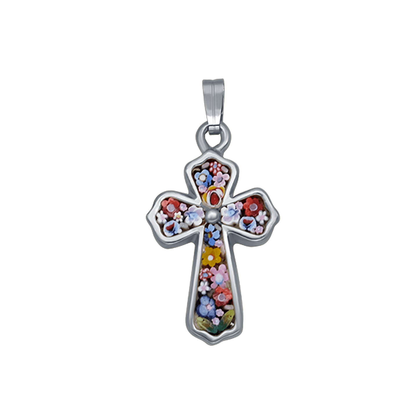 PENDENTE CROCE - MICROMOSAIC GIOIELLI - METAL